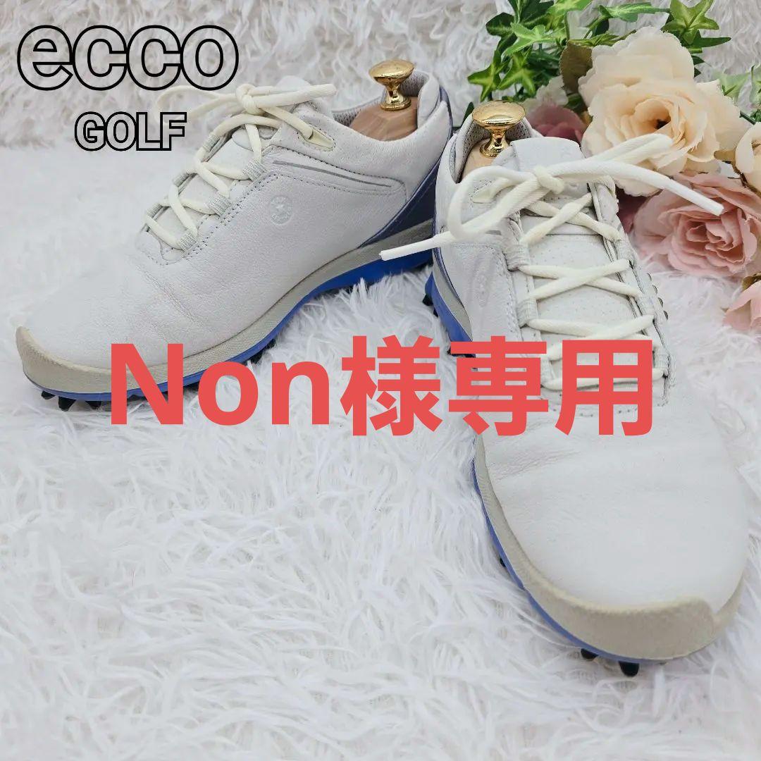 ecco エコー 本革 ゴルフシューズ 23cm GORE-TEX 防水 透湿