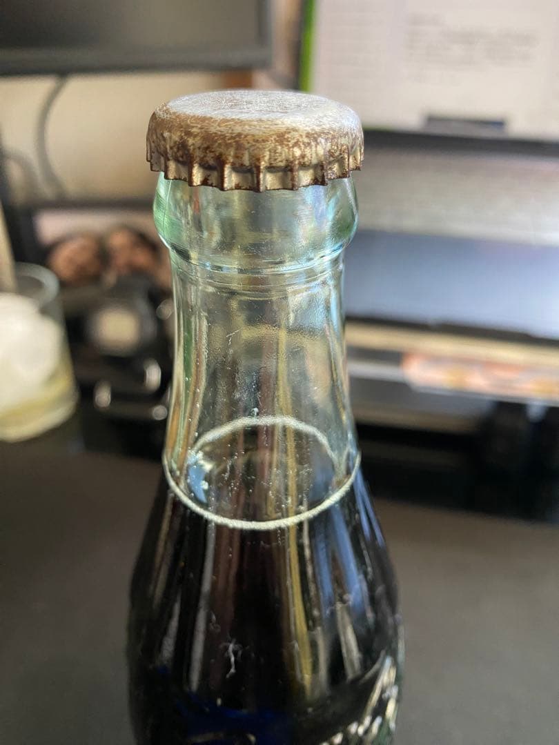 【未開栓!】ヴィンテージ コカコーラ1956年エンボス加工US製CocaCola