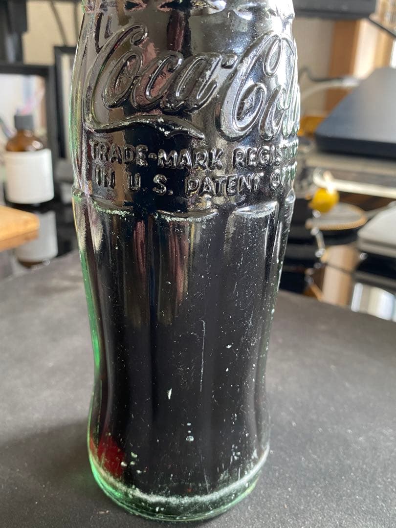 【未開栓!】ヴィンテージ コカコーラ1956年エンボス加工US製CocaCola