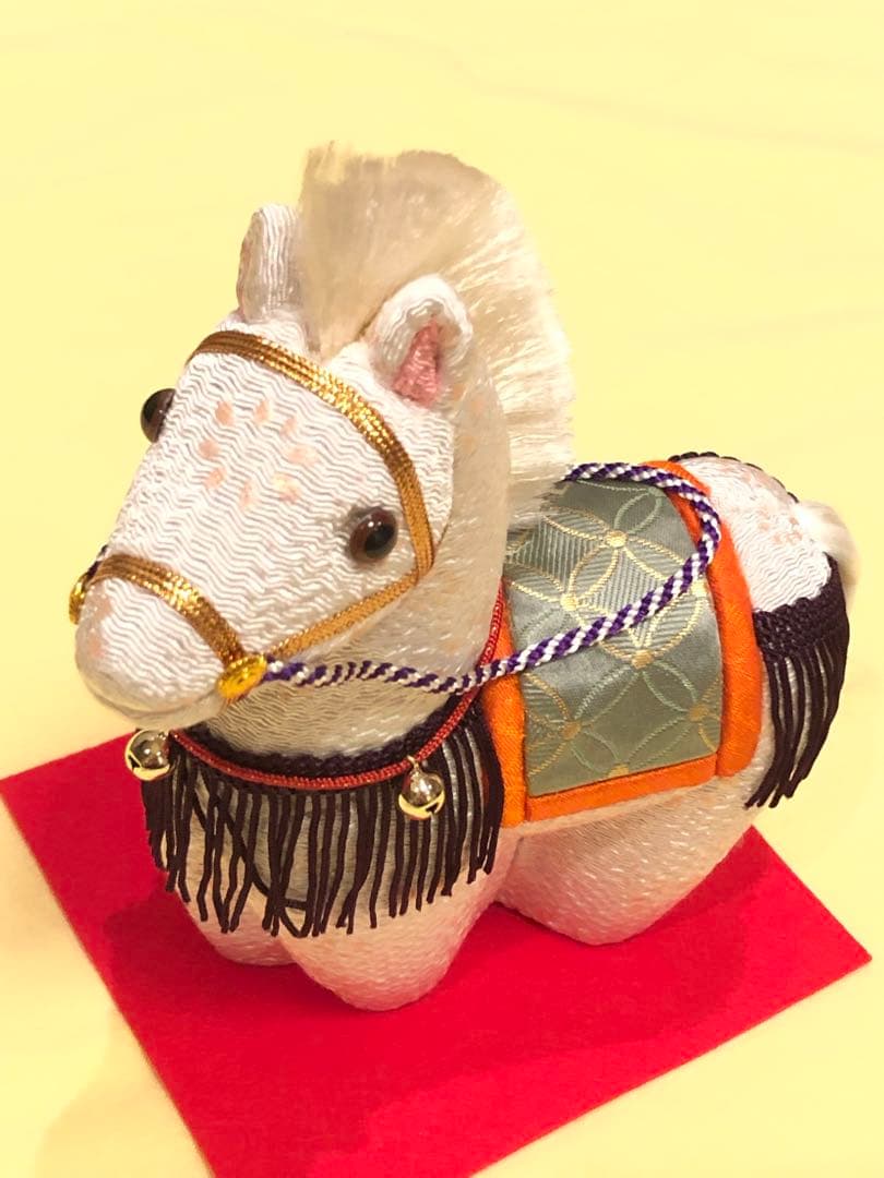 新年　日本製　午　馬　干支　うま　置物　木目込人形　正月