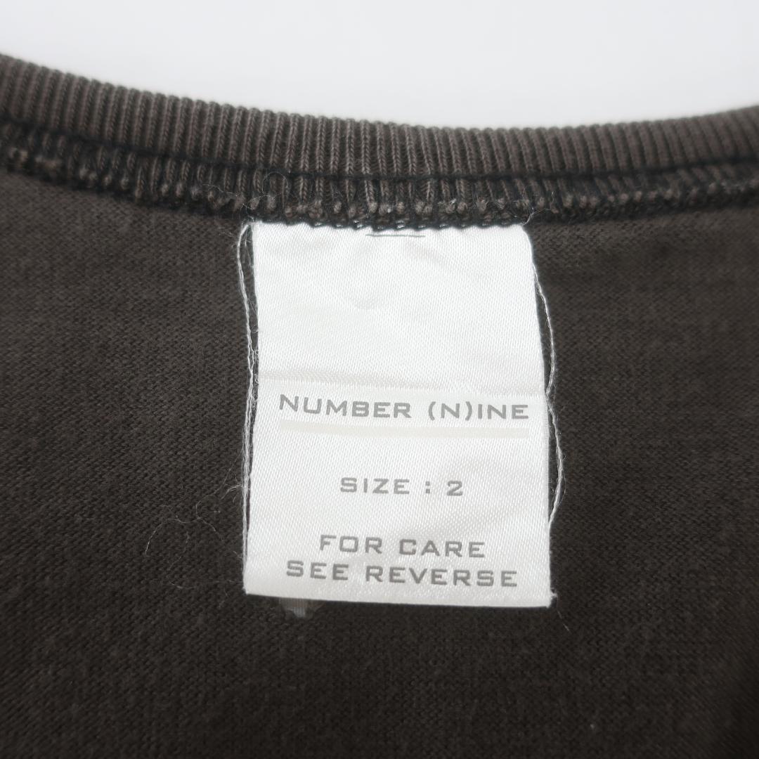 01SS TIME期 NUMBER (N)INE ダメージ加工 タンクトップ 2