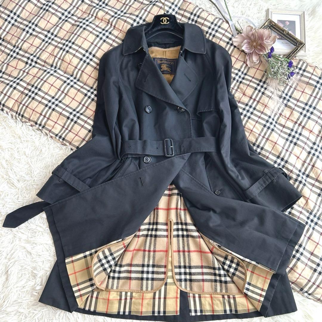 mame✨バーバリー トレンチコート メガチェック ライナー　Aライン