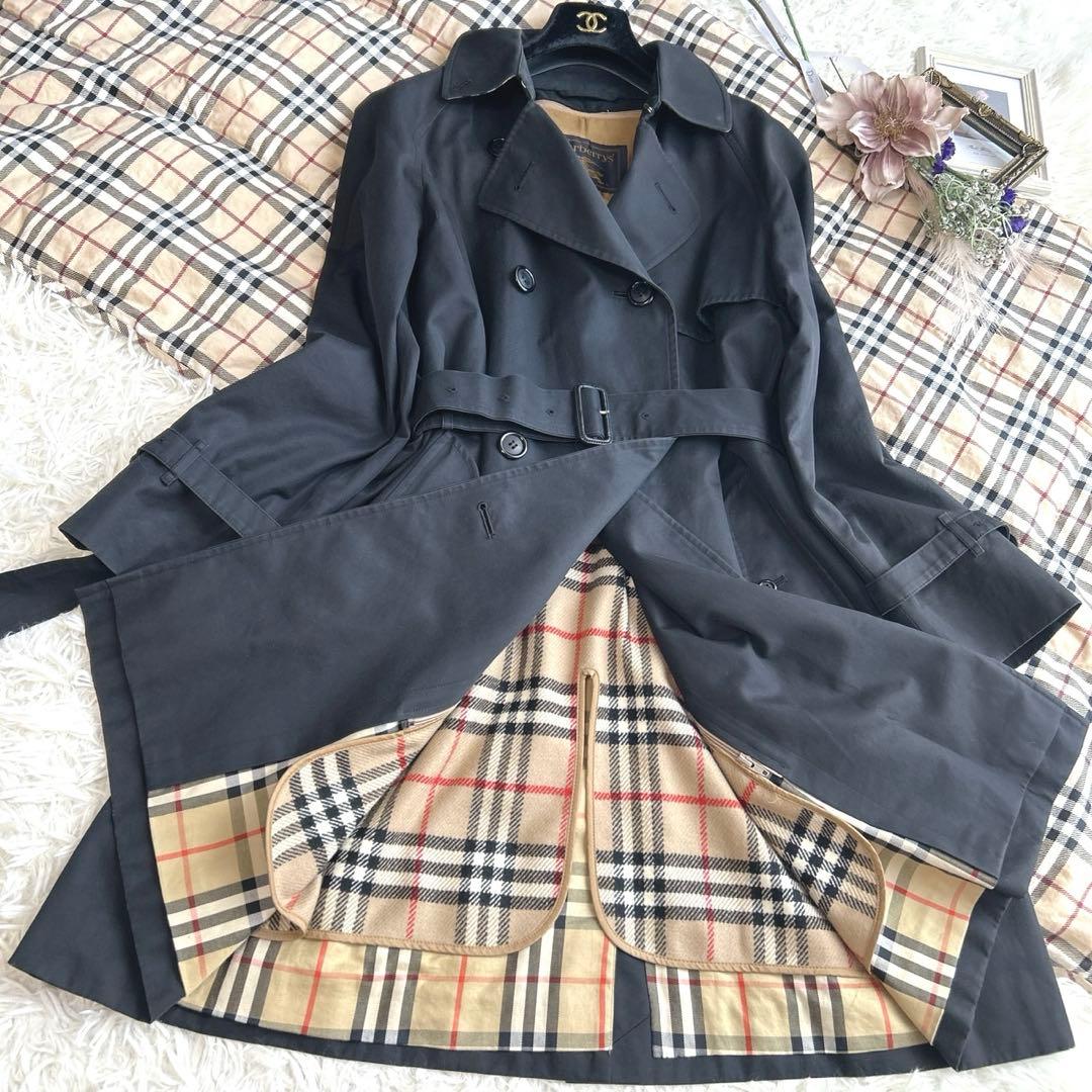 mame✨バーバリー トレンチコート メガチェック ライナー　Aライン