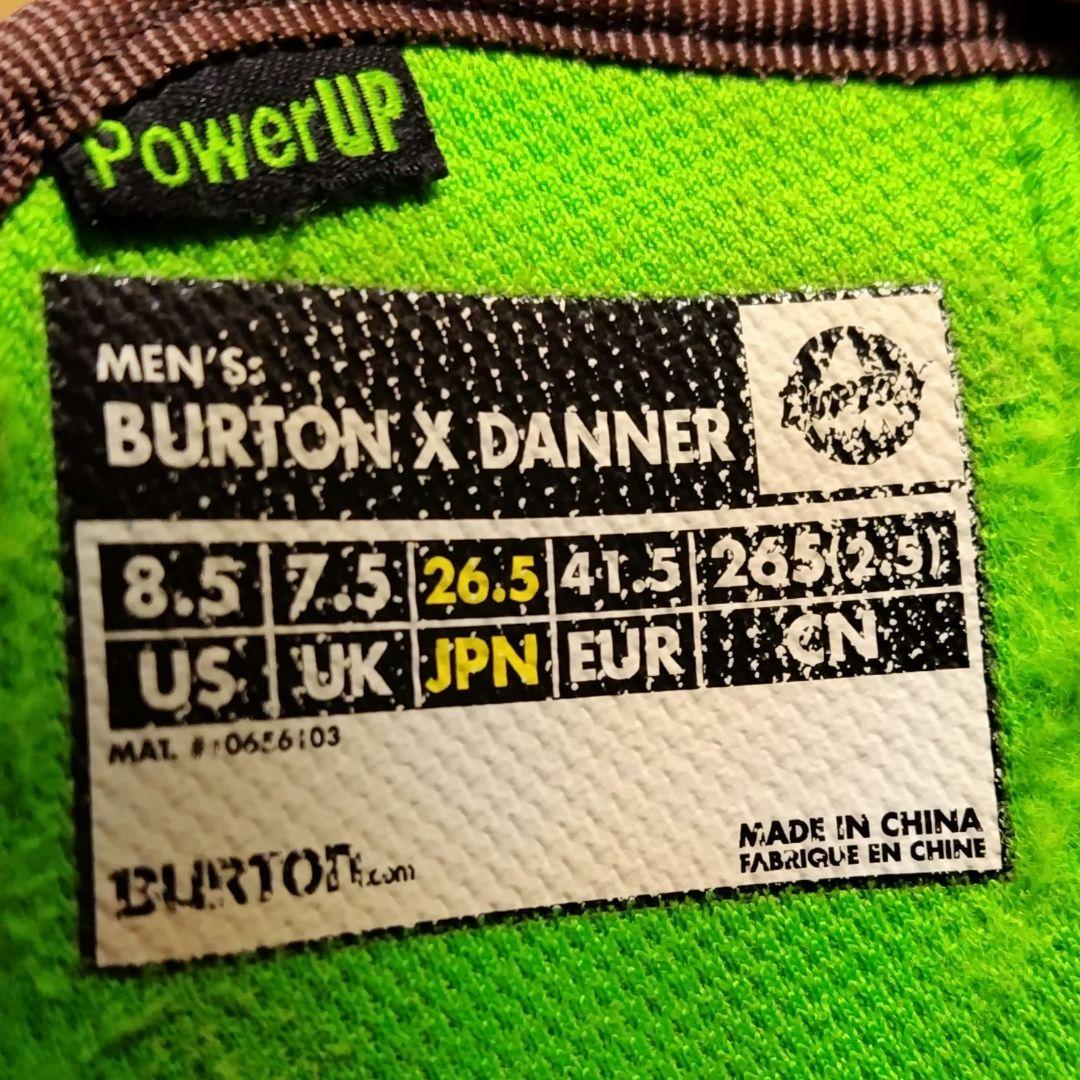 バートン ダナー コラボ スノボードブーツ レザー コラボ ヴィブラムソール