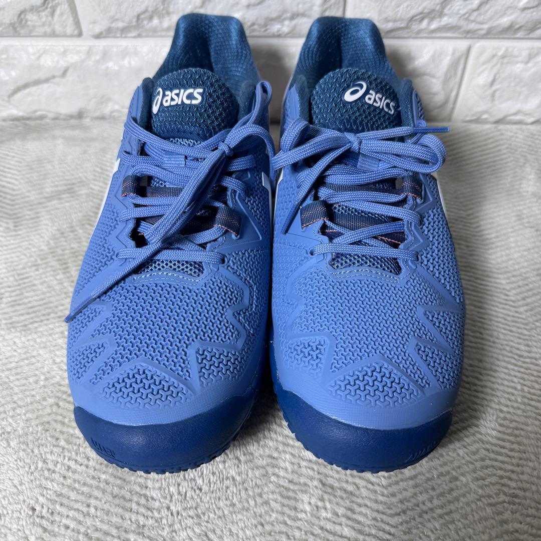 【美品】アシックス テニスシューズ ゲルレゾリューション8 WIDE 26.5