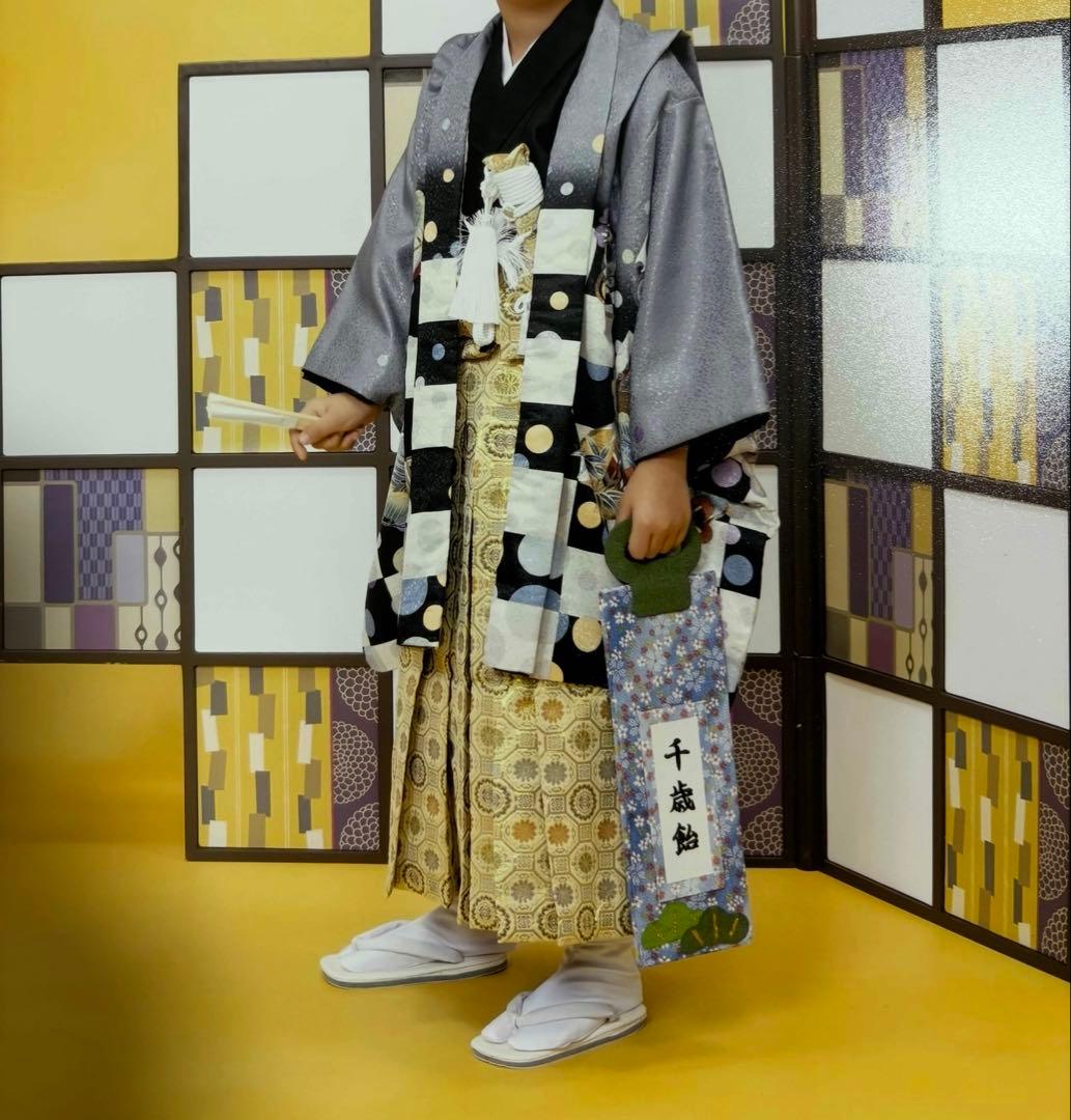 七五三用着物 ５歳男の子セット