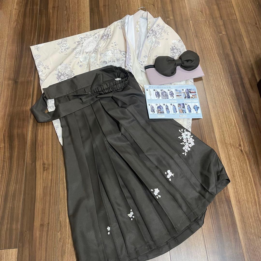【一度着用】４点セット　キャサリンコテージ　袴　肌襦袢セット　卒業式　小学校