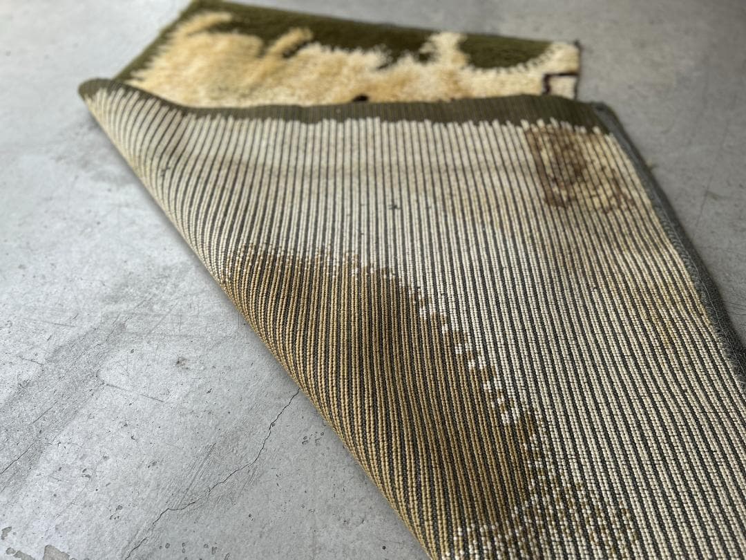 【80's Vintage rug】155×91cm　ブルガリア産　ファーラグ