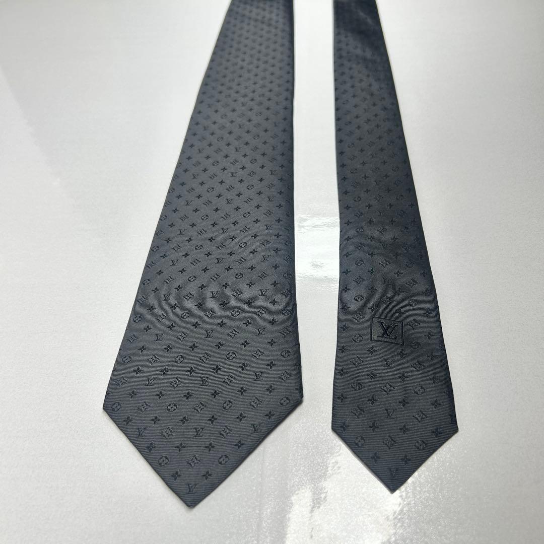 LOUIS VUITTON ルイヴィトン 極美品 現行 ネクタイ モノグラム