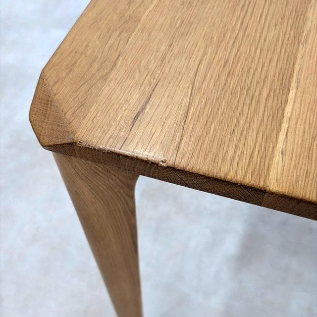 天然木オーク材ダイニングテーブル（4人用）