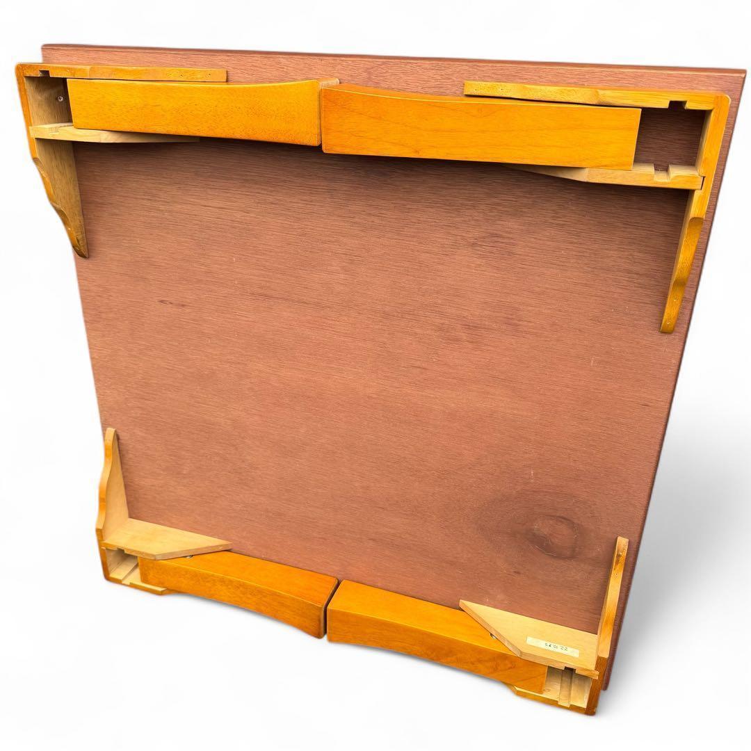 折りたたみ座卓　木製　正方形　テーブル ちゃぶ台　収納　祭事　高級