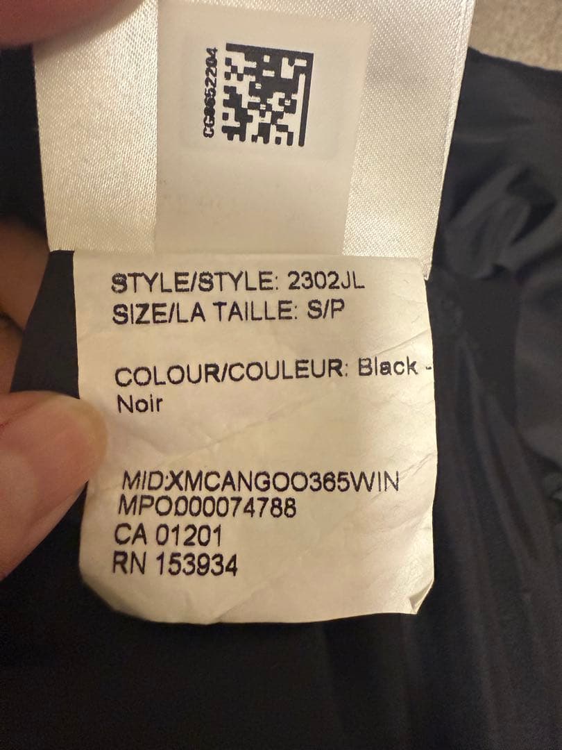 【あやちゃん】値下げ中！【美品】カナダグース マッケンジー ブラック