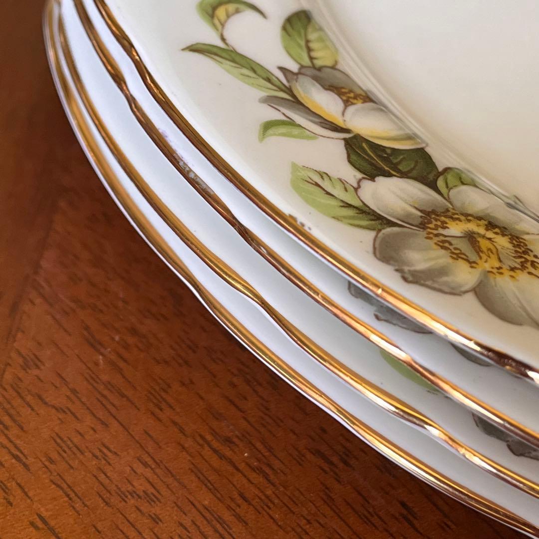 【レア美品】エインズレイ★Almond Blossom★デザート皿　4枚