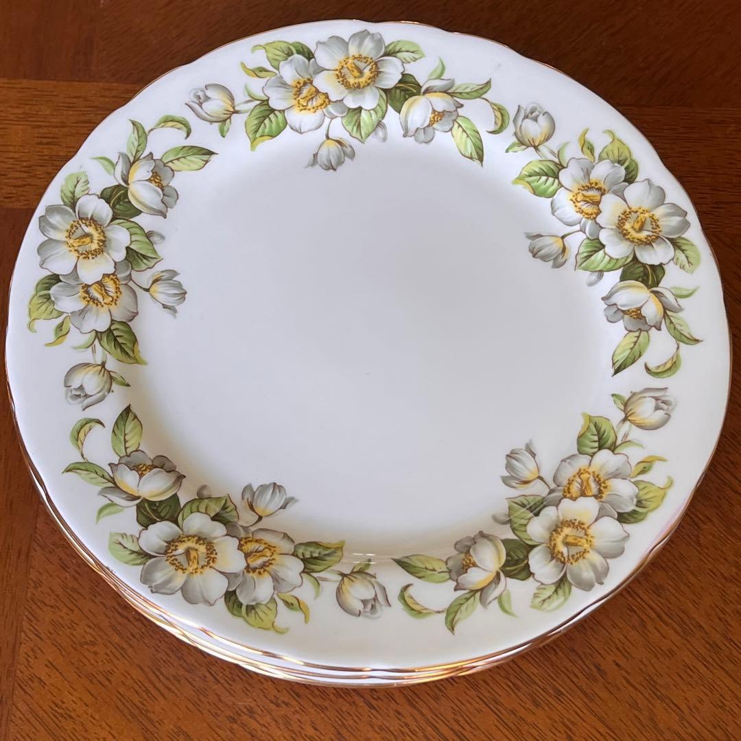 【レア美品】エインズレイ★Almond Blossom★デザート皿　4枚