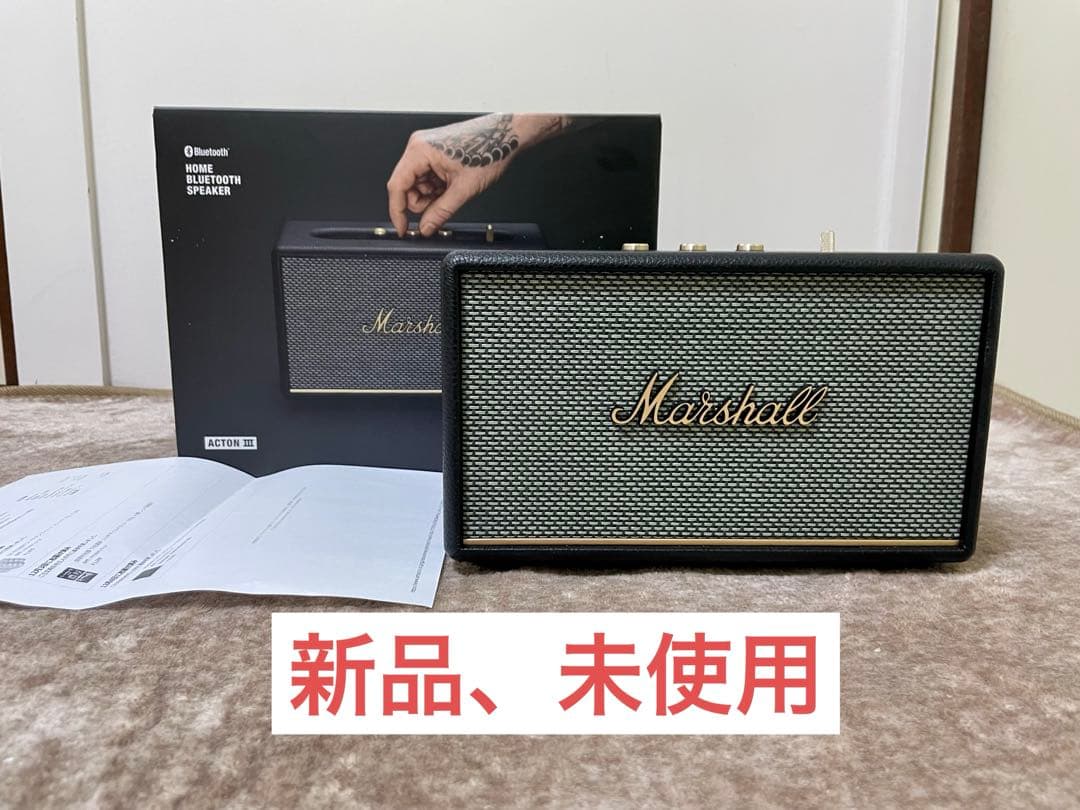 ⭕️新品、未使用⭕️Marshall Acton III ワイヤレススピーカー