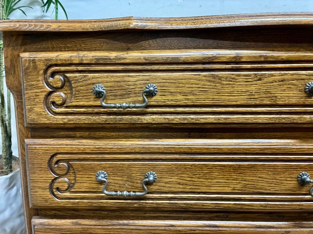 kawa☆管389☆ルーマニア製☆三越ブルージュ☆4段チェスト