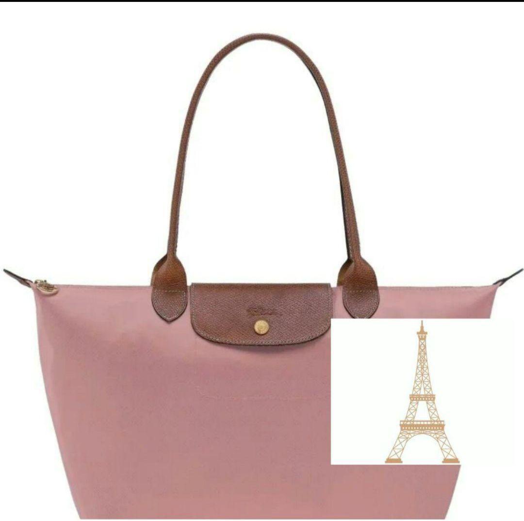 LONGCHAMP プリアージュ トートバッグ L エッフェル塔 刺繍