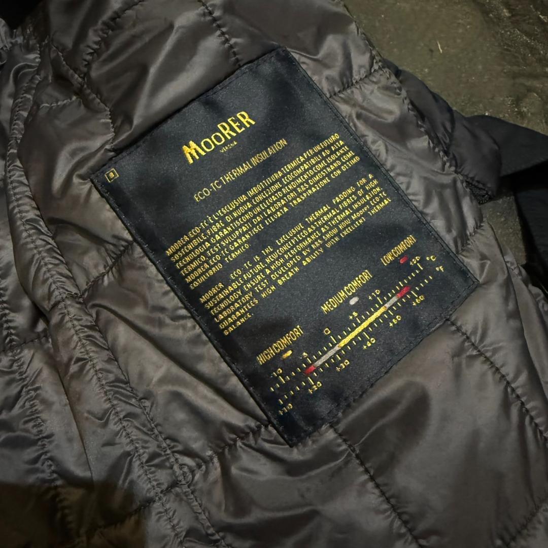 h*2様 イタリア製 MOORER ムーレー MINOSSE パデッドトレンチコ
