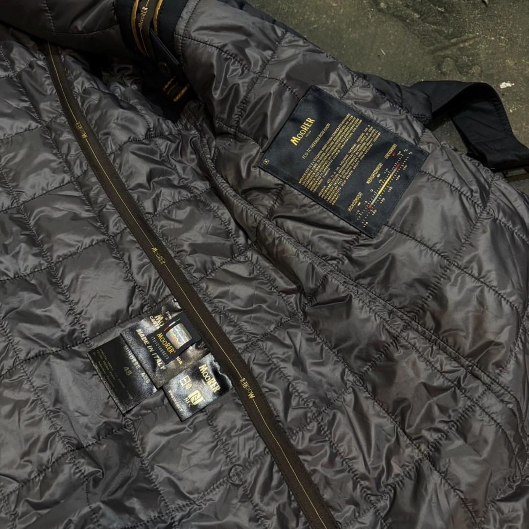 h*2様 イタリア製 MOORER ムーレー MINOSSE パデッドトレンチコ