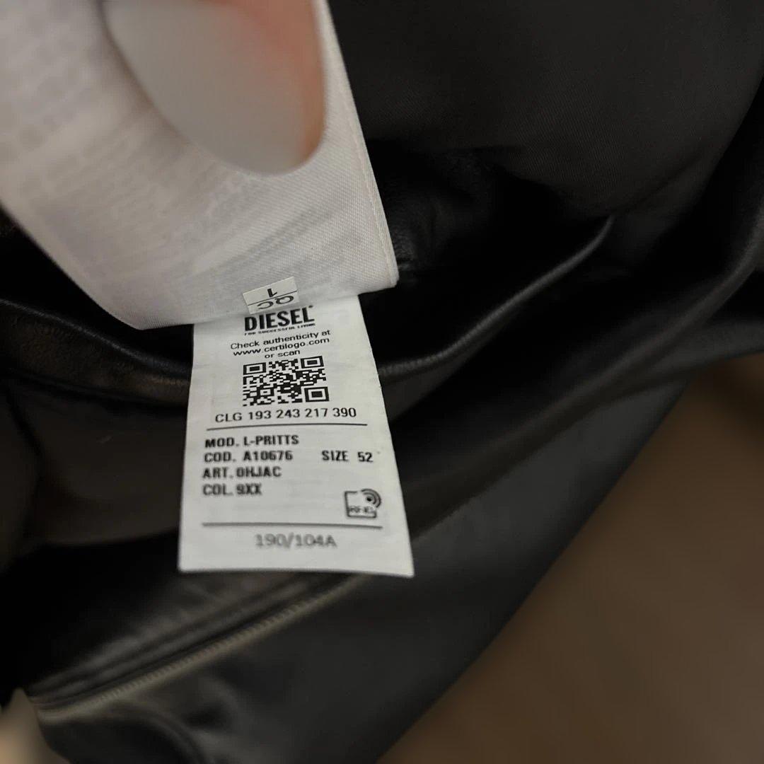 DIESEL L-PRITTS 150450円レザージャケット　サイズ52