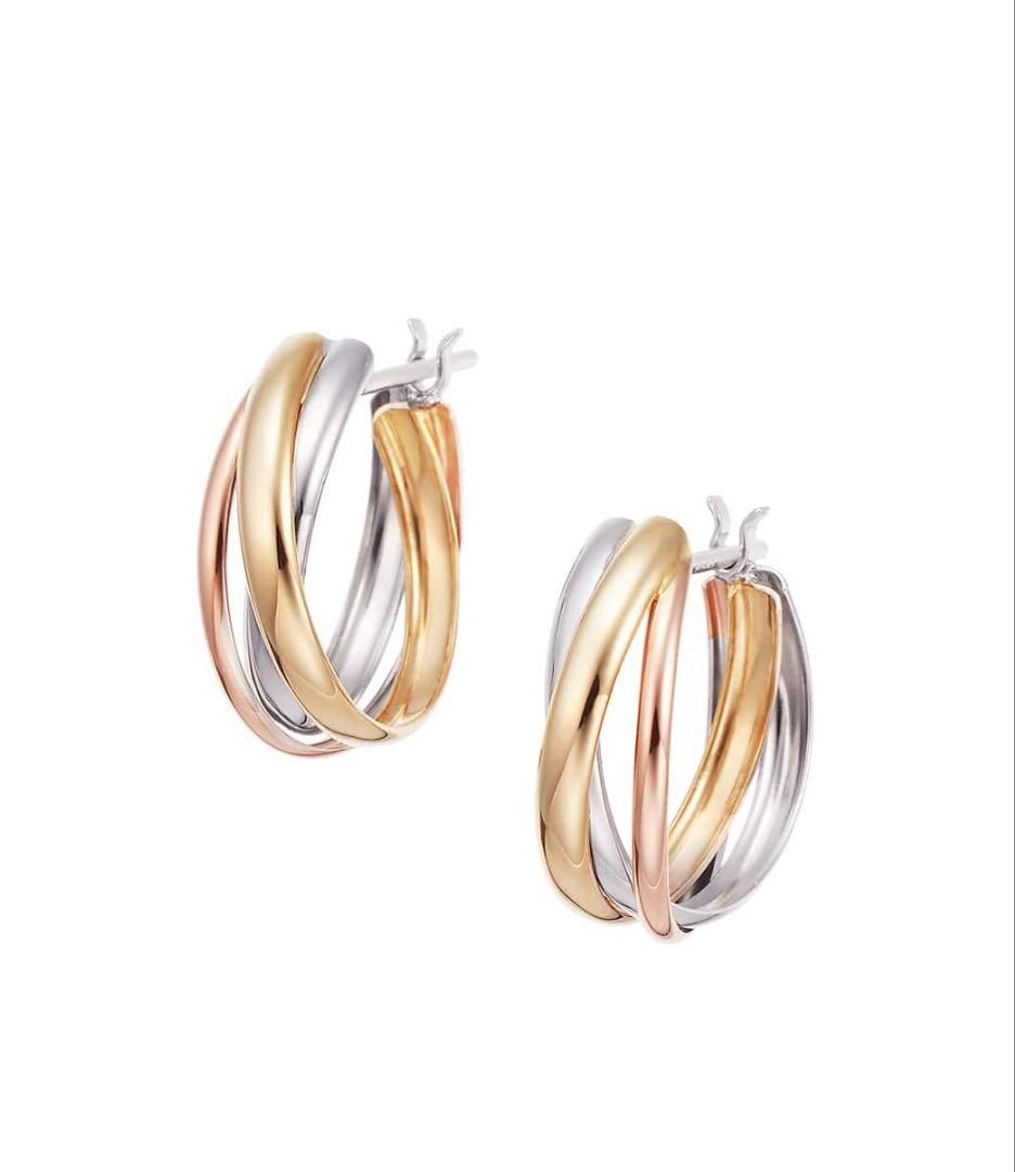 ジュエリーツツミ フープピアス　トリニティ