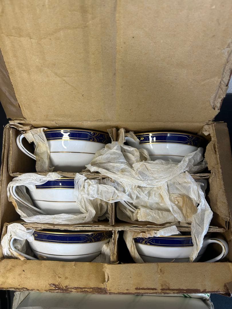 未使用Noritake ノリタケカップ6客セット　旧家蔵出し、骨董品、昭和