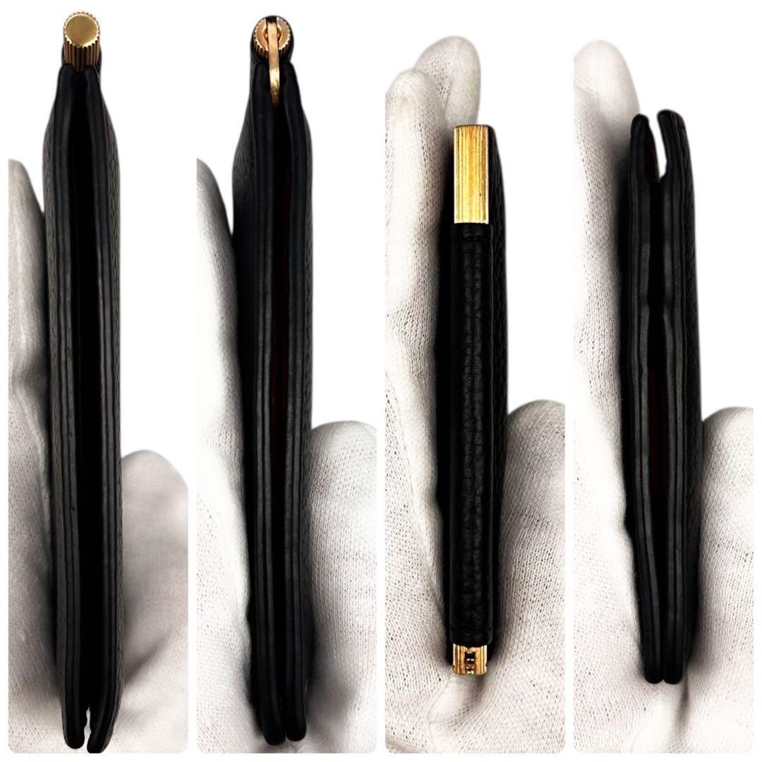 美品 トムフォード マネークリップ カードケース コンパクト 財布 ブラック 黒