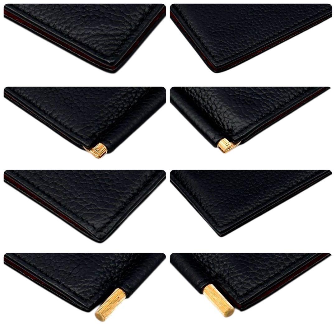 美品 トムフォード マネークリップ カードケース コンパクト 財布 ブラック 黒