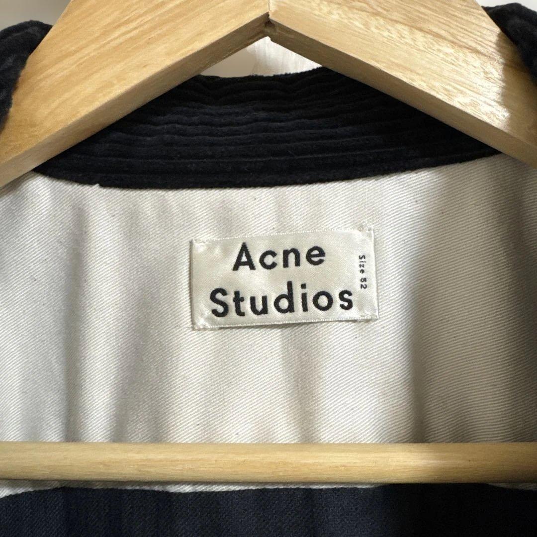 acne studio コーデュロイシャツジャケット　ネイビー