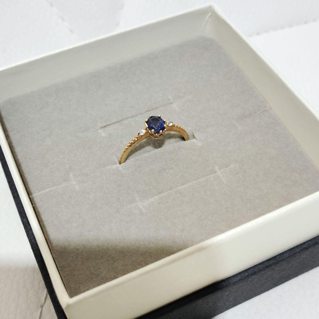 ジュエリーツツミ 10金YGサファイアリング
