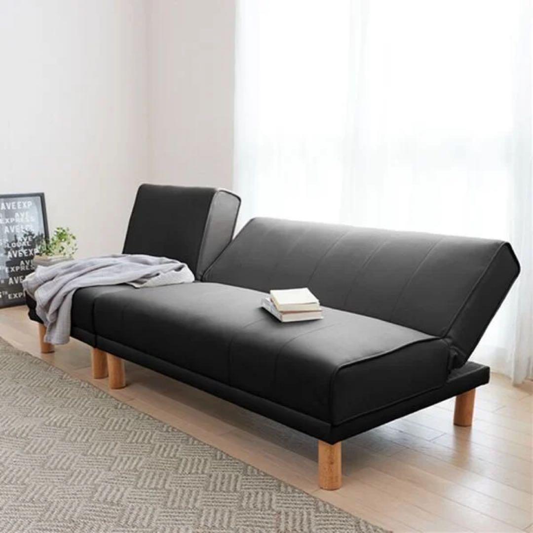 3人掛けソファ　リクライニング　ローソファ　コーナーソファ　カウチソファ