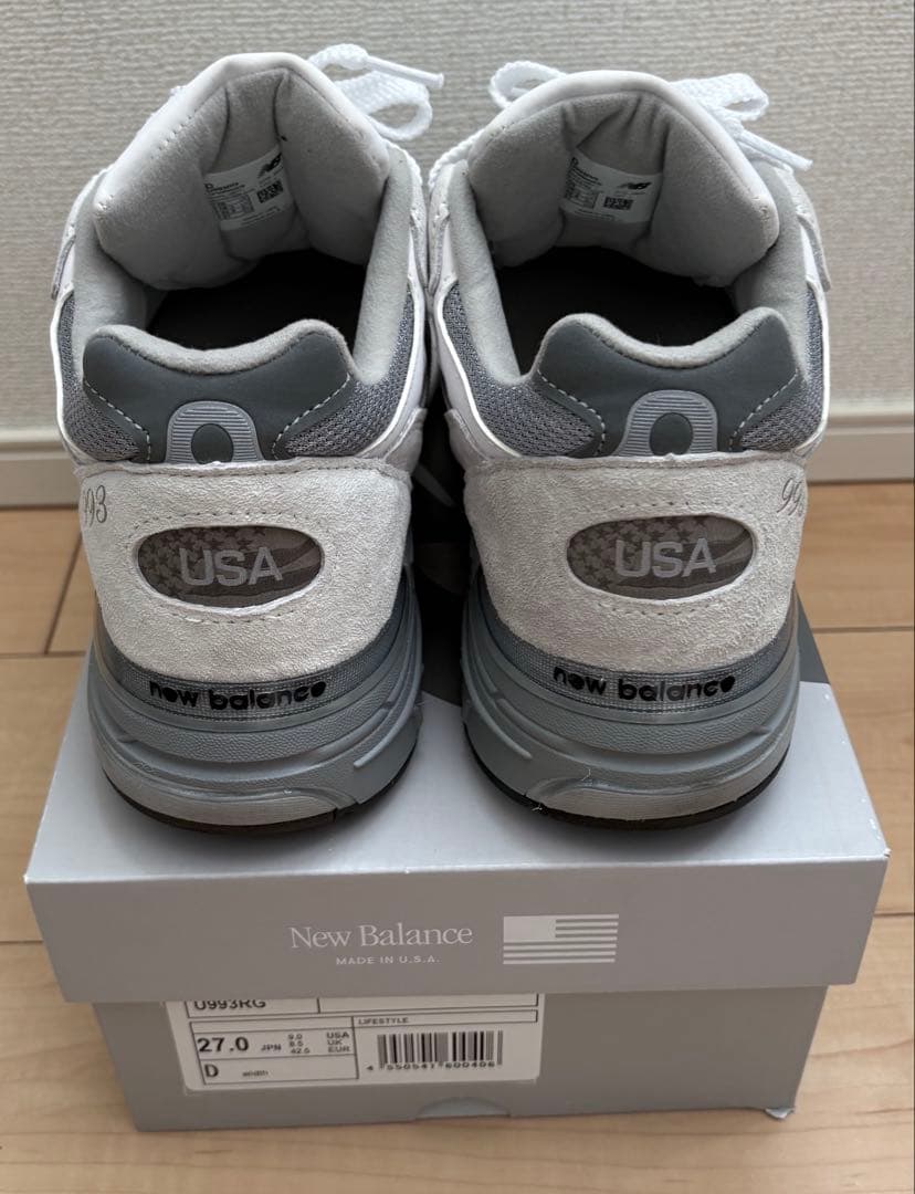 ニューバランスMade in USA 993 27.0cm