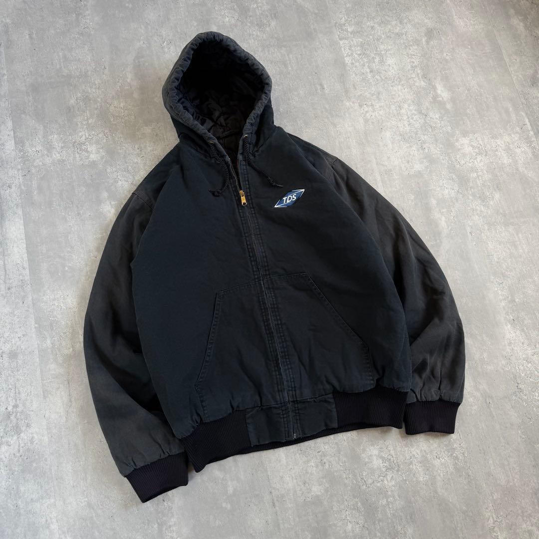 80~90s ノーブランド ダックジャケット グッドフェード M キルティング