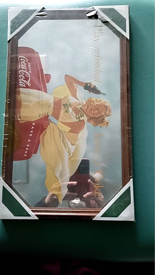 COCA-COLA BRAND コカコーラブランド パブミラー 　未開封品