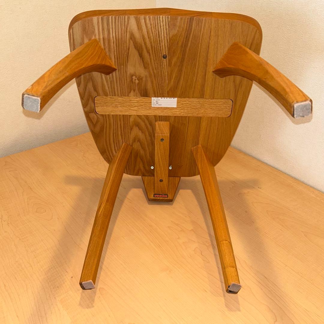 シラカワ 飛騨の匠工房シリーズ ダイニングチェア 2脚 直接引き取り可能