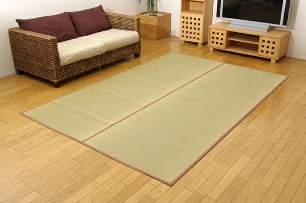 美品 い草 上敷き 6畳 無染土 Dx素肌美人 江戸間6畳 261×352cm