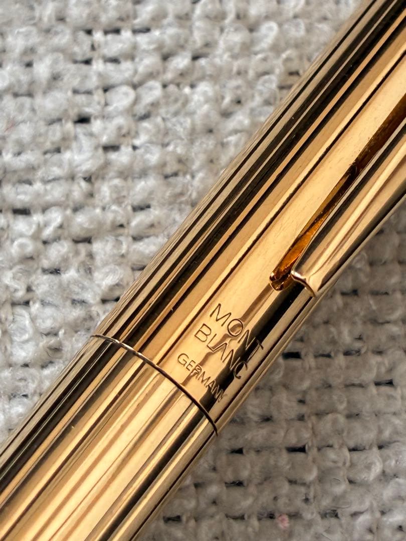 エ*和様 ◾️MONT BLANC モンブラン◾️ゴールド ボールペン・万年筆