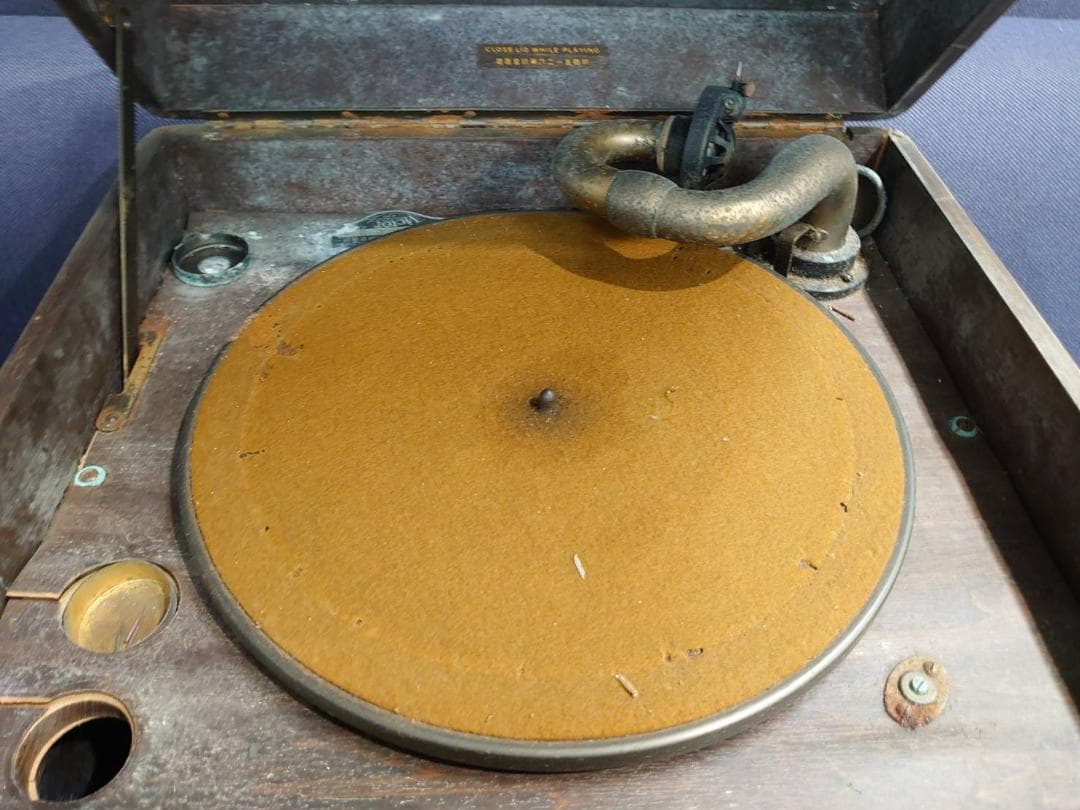レトロ　VICTOR　蓄音機　アンティーク　レコード