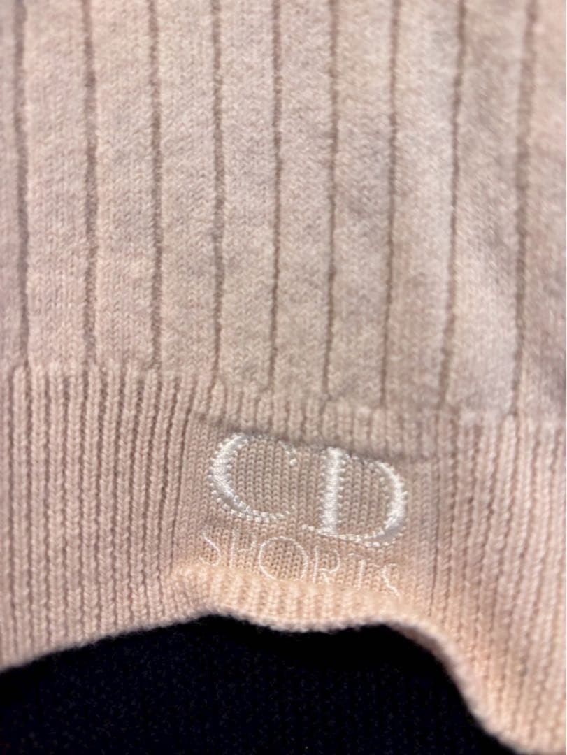 【極美品】ChristianDIOR SPORT ノースリーブセーター ウール