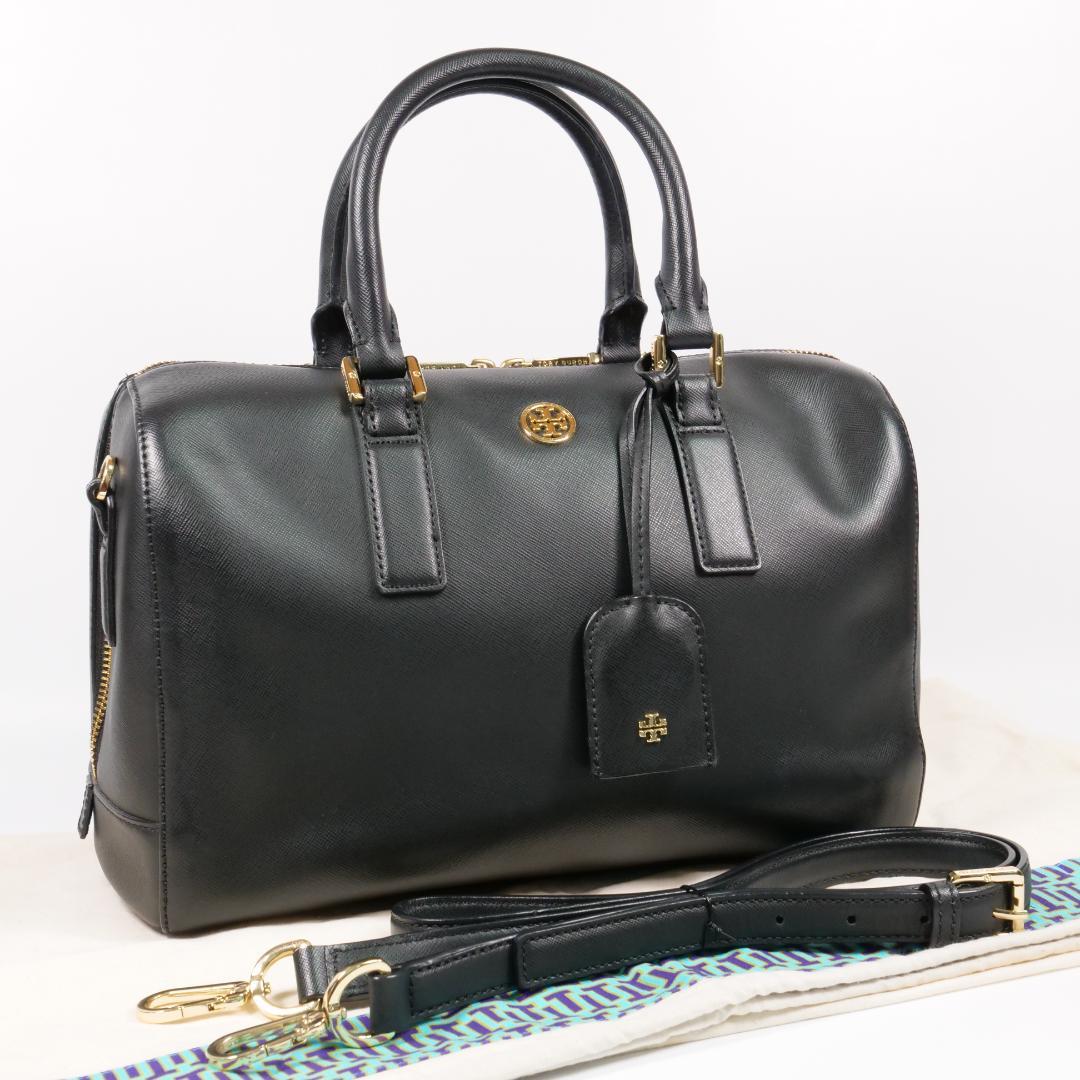 極美品✨Tory Burch ミニボストン ショルダーバッグ 2way レザー