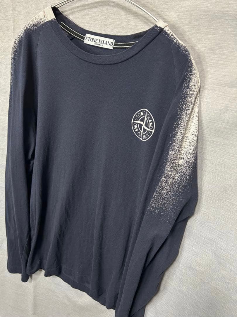 【希少デザイン】STONE  ストーンアイランド 長袖Tシャツ