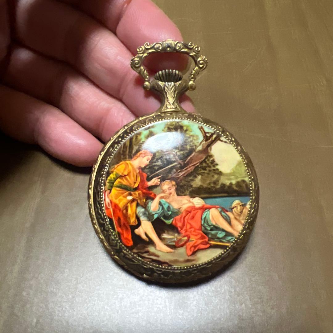 懐中時計　アンティーク　AERO WATCH