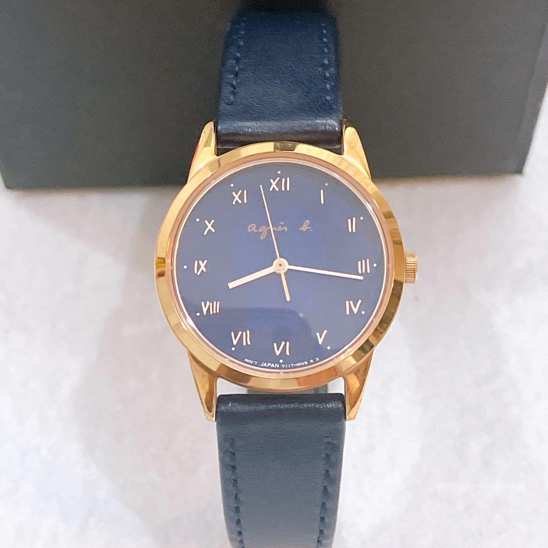 極美品アニエスベー　マルチェロ　ソーラー腕時計TiCTAC別注ソーラーレディース