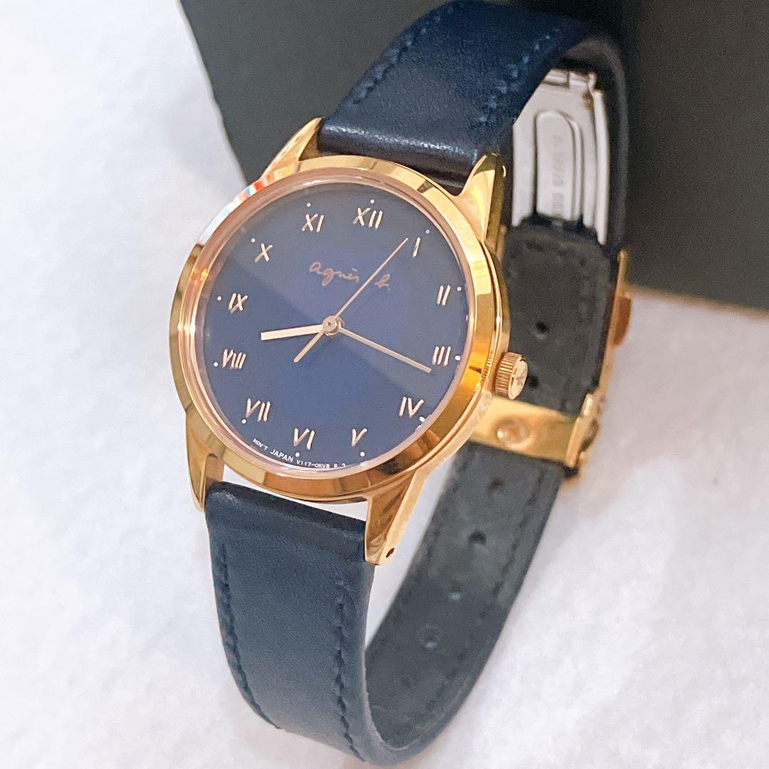 極美品アニエスベー　マルチェロ　ソーラー腕時計TiCTAC別注ソーラーレディース