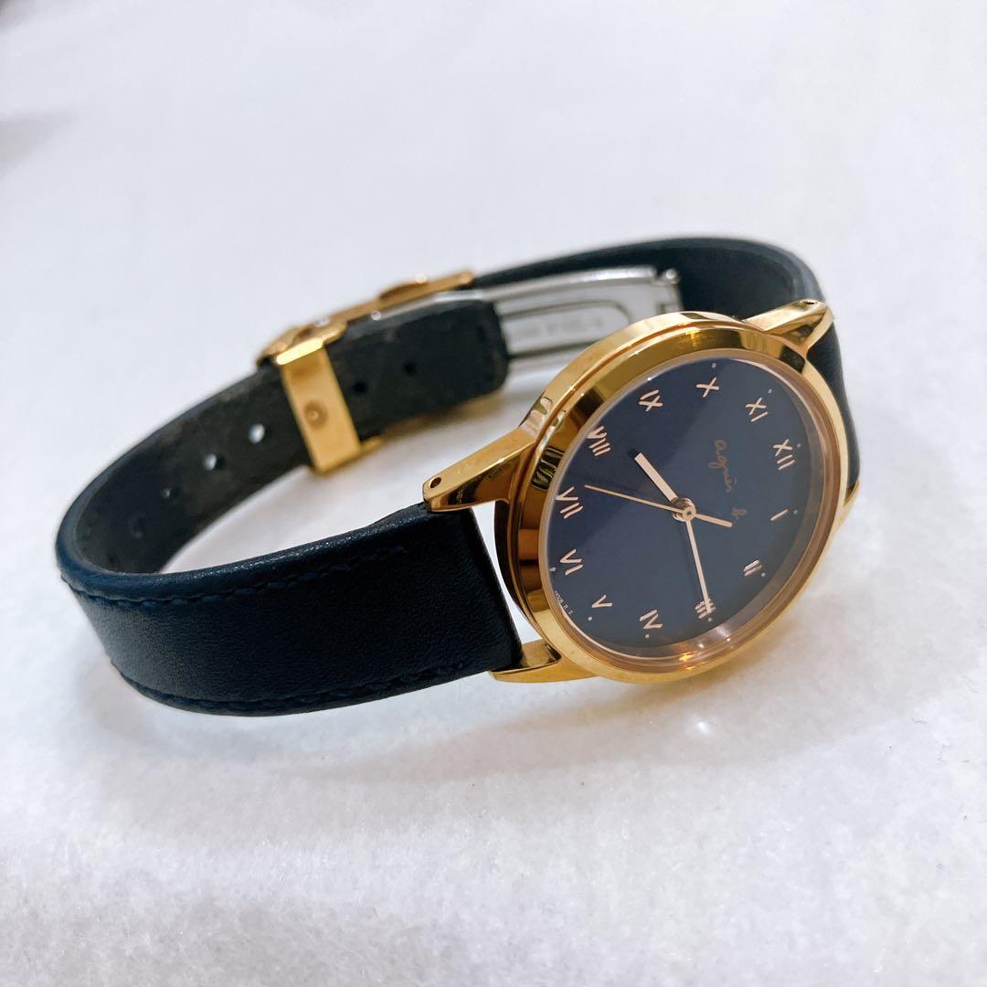 極美品アニエスベー　マルチェロ　ソーラー腕時計TiCTAC別注ソーラーレディース