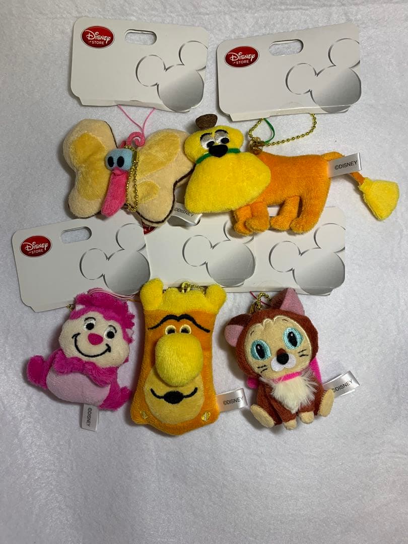 激レア　ふしぎの国のアリス　プラッシュキーチェーン　クロッケ　ダイナ　ドアノブ