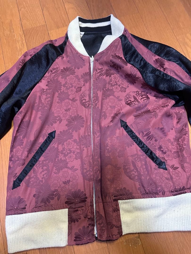 ドライボーンズ　スカジャン　リバーシブル