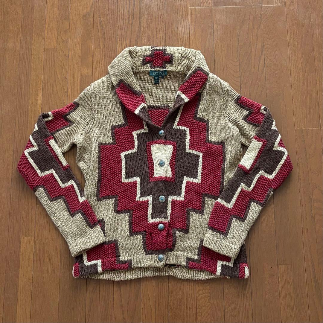 LAUREN RALPH LAUREN M ナバホ　カーディガン
