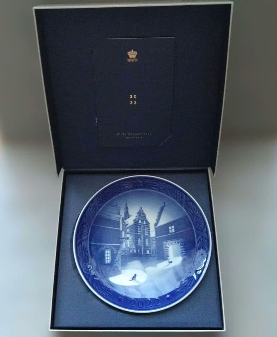 【未使用に近い】ロイヤルコペンハーゲン◆◇イヤープレート ２０２２