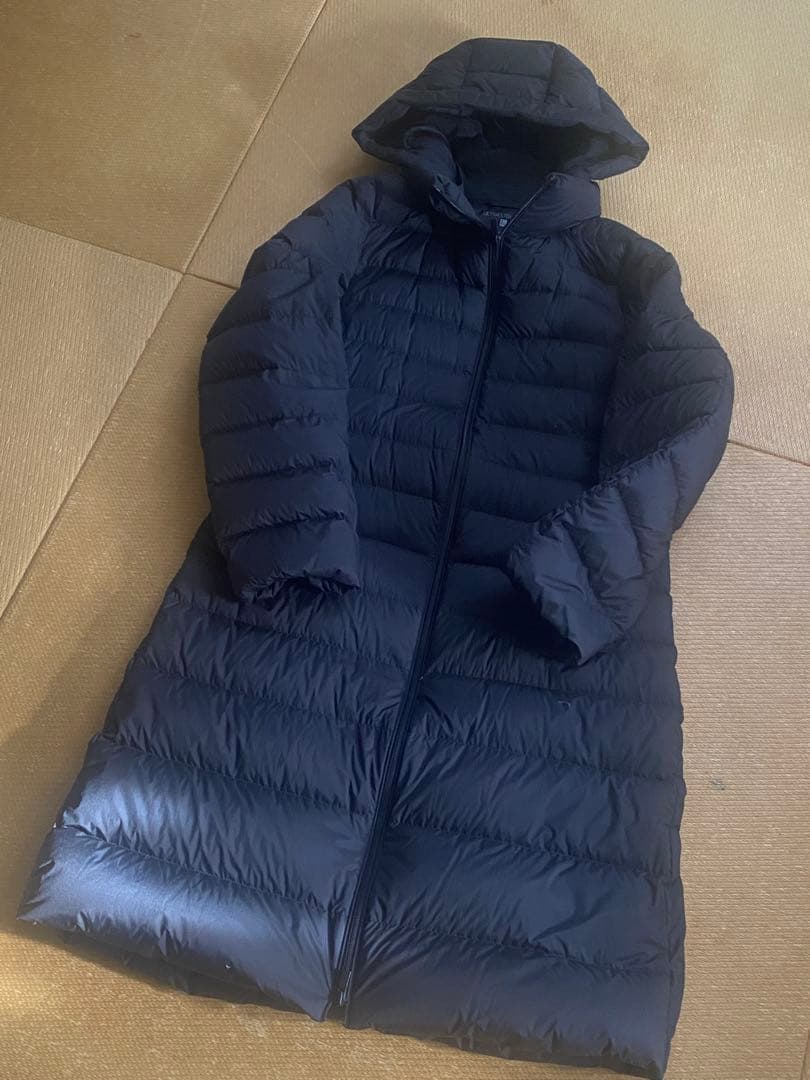 ユニクロUNIQLOウルトラライトロングダウン　ブラックM